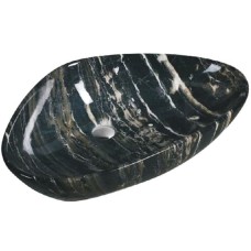 Раковина-чаша SantiLine 67 SL-7031 Черный мрамор