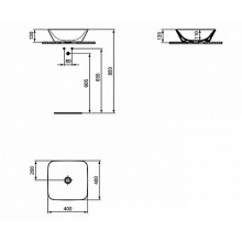 Раковина-чаша Ideal Standard Connect Air 40 E034701 Euro White