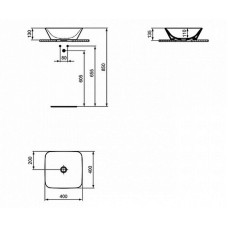 Раковина-чаша Ideal Standard Connect Air 40 E034701 Euro White