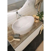 Раковина-чаша Marka One Roll 53 Polytitan У98808 Белая