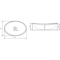 Раковина-чаша Marka One Roll 53 Polytitan У98808 Белая