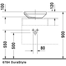 Раковина 43х43 см Duravit DuraStyle 0349430000