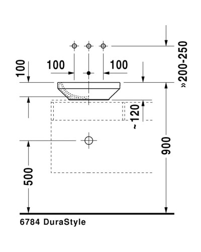 Раковина 43х43 см Duravit DuraStyle 0349430000