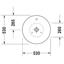 Раковина 53 см Duravit Starck 1 0408530000