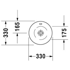 Раковина 33 см Duravit Starck 1 0408330000