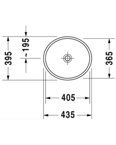 Раковина 43,5х39,5 см Duravit Starck 2 2321440000