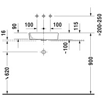Раковина 43,5х39,5 см Duravit Starck 2 2321440000