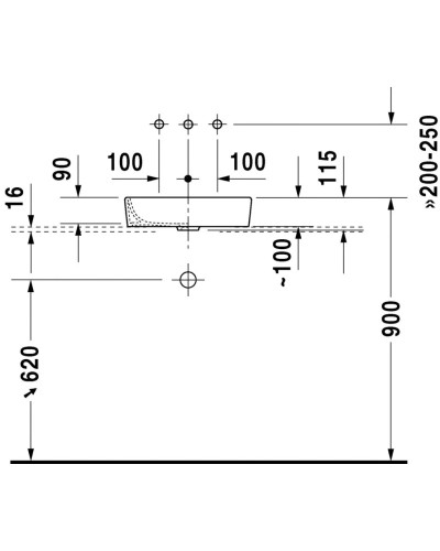 Раковина 43,5х39,5 см Duravit Starck 2 2321440000