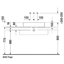 Раковина 60х38 см Duravit Vero 0455600000