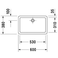 Раковина 60х38 см Duravit Vero 0455600000