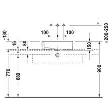 Раковина 50х38 см Duravit Vero 0455500000