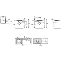 Раковина 46,5х41,5 см Roca Sofia 327720000