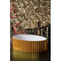 Раковина-чаша Boheme NeoArt Canale 50 878-G Золото Белая