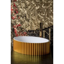 Раковина-чаша Boheme NeoArt Canale 50 878-G Золото Белая