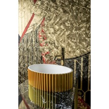 Раковина-чаша Boheme NeoArt Canale 50 878-G Золото Белая