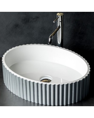 Раковина-чаша Boheme NeoArt Canale 50 878-S Серебро Белая