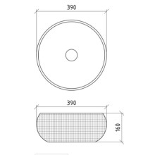 Раковина-чаша Boheme NeoArt 39 863 Серебро