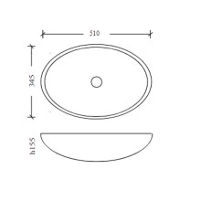 Раковина-чаша Boheme Monaco 51 813-B Черная