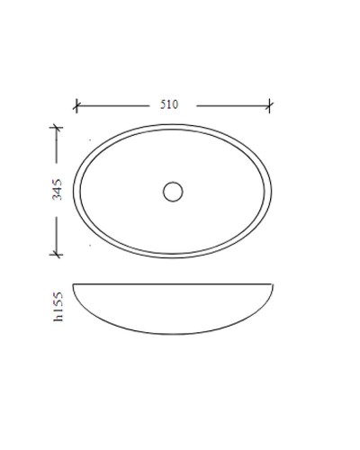 Раковина-чаша Boheme Monaco 51 813-B Черная