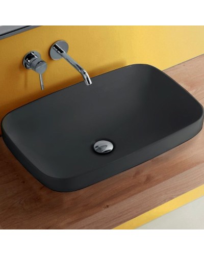 Раковина Kerasan Tribeca 60 514331 Черная матовая