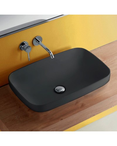 Раковина Kerasan Tribeca 60 514331 Черная матовая