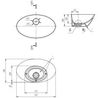 Раковина 58х33,6 см OWL 1975 Триумф 641266