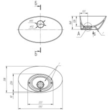 Раковина 58х33,6 см OWL 1975 Триумф 641266