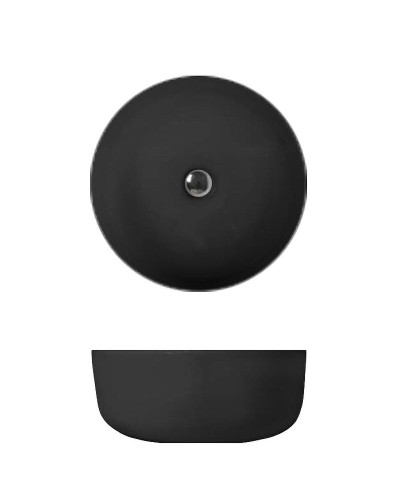 Раковина-чаша Kerasan Nolita 40 534431 Черная матовая