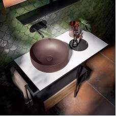 Раковина-чаша Kerasan Nolita 40 534475 Borgogna matt