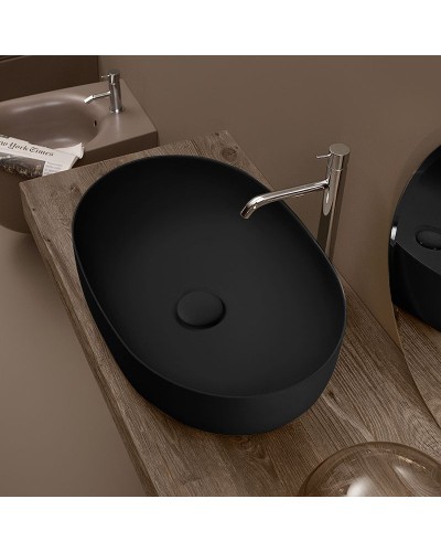 Раковина-чаша Kerasan Nolita 60 534331 Черная матовая