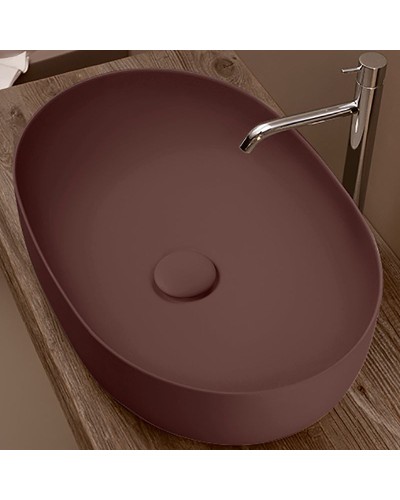 Раковина-чаша Kerasan Nolita 60 534375 Бургундский матовый