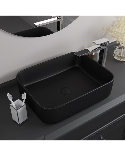 Раковина-чаша Iddis Bridge 50 BRIBM05i27 Черная матовая