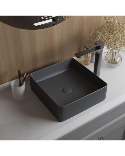 Раковина-чаша Iddis Slide 36 SLIGM01i27 Серая матовая