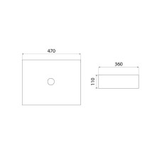 Раковина-чаша Iddis Slide 47 SLIBM02i27 Черная матовая