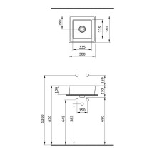 Раковина-чаша Bocchi Vessel 38 1173-005-0125 Черная глянцевая