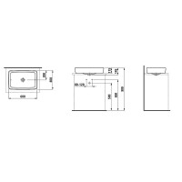 Раковина-чаша Laufen Pro S 60 8.1695.2.000.112.1 Белая