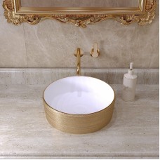 Раковина-чаша Grossman 35 GR-5010GW Золото Белая