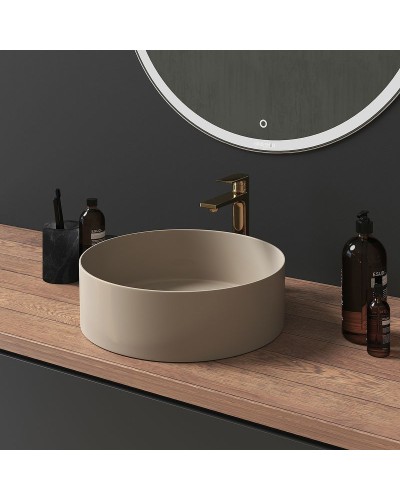 Раковина-чаша Grossman 40 GR-3013BEM Бежевая матовая