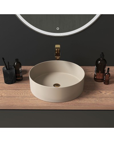 Раковина-чаша Grossman 40 GR-3013BEM Бежевая матовая