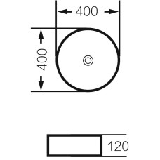 Раковина-чаша Grossman 40 GR-3013OLM Светло-зеленая матовая