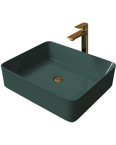 Раковина-чаша Grossman 48 GR-3016OLM Светло-зеленая матовая