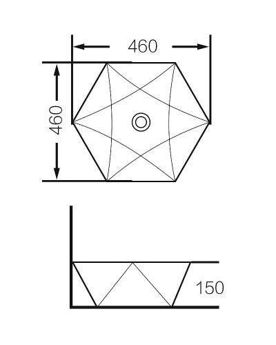 Раковина-чаша Grossman 46 GR-3029 Белая