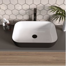 Раковина-чаша Grossman 46 GR-4041BW Белая Черная