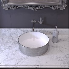 Раковина-чаша Grossman 35 GR-5020SW Серебро Белая