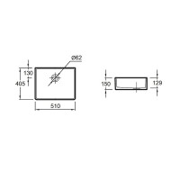 Раковина-чаша Jacob Delafon Delta 51 ESA01-00 Белая