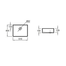 Раковина-чаша Jacob Delafon Delta 51 ESA01-00 Белая