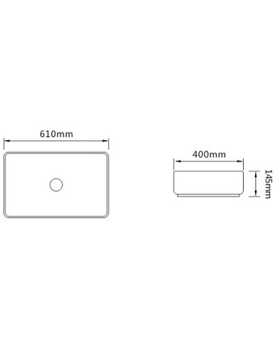 Раковина-чаша SantiLine 61 SL-1090 Белая