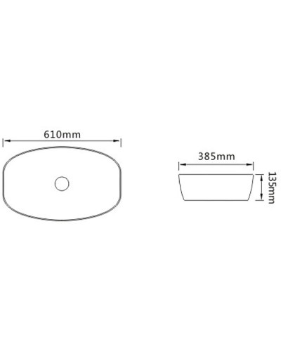 Раковина-чаша SantiLine 61 SL-1096 Белая