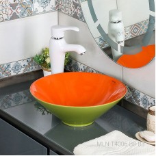 Раковина-чаша Melana 40 MLN-T-4006-B8+B3 Салатово-красная
