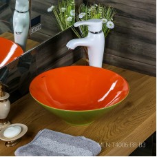 Раковина-чаша Melana 40 MLN-T-4006-B8+B3 Салатово-красная